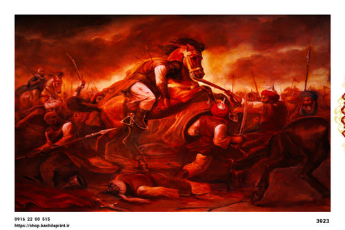 کتیبه مخمل واقعه کربلا - 3923