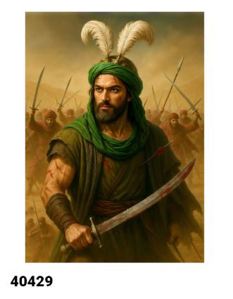 تمثال حضرت ابالفضل علیه السلام- کد 40429